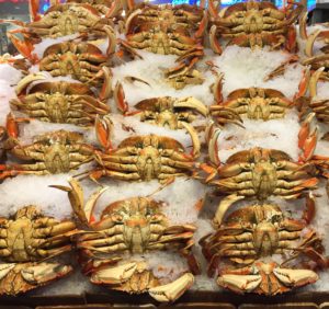 Crabs at Pike Place Market