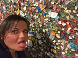 Gina Pacelli at the Gum Wall, Seattle