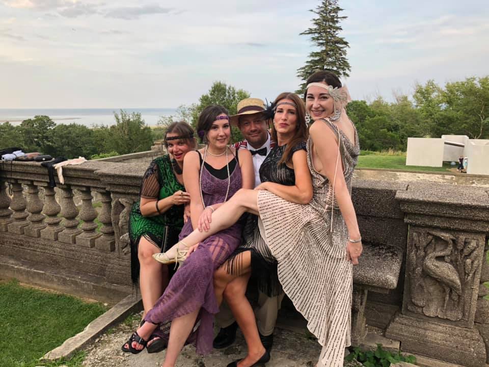 Gina Pacelli and Friends, 1920s Party at Crane's Estate