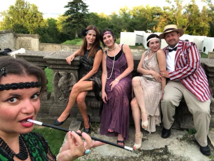Gina Pacelli and Friends, 1920s Party at Crane's Estate