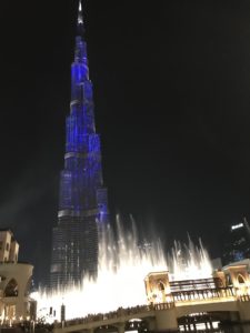 The Dubai Fountain, The Burj Khalifa