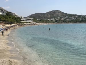 Beach of Lemos Vouliagmenis, Greece