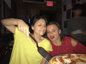 Elpida and Gina Pacelli, Grimaldi's, Brooklyn