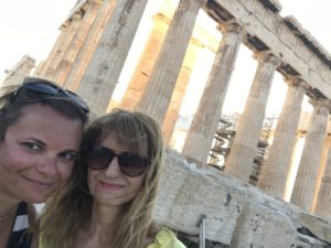Gina Pacelli and Dina, Acropolis, Athens