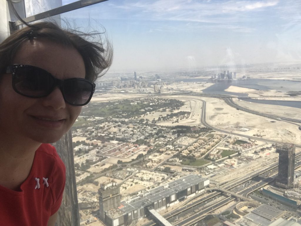 Gina Pacelli, Burj Khalifa, Dubai, UAE