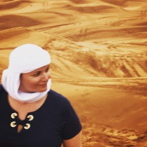 Gina Pacelli, Red Sand Desert, UAE