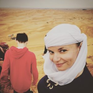 Gina Pacelli, Red Sand Desert, UAE