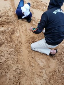 Gina Pacelli, Sand Sledding, UAE