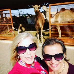 Elaine and Gina Pacelli, Al Ain Camel Market