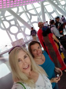 Elaine and Gina Pacelli, The Dubai Frame, UAE